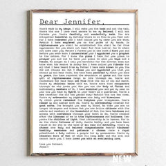 Letter from God - Custom Poster