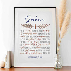 Rose Gold Cross (You are)  - Custom Poster