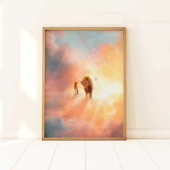 Bold As A Lion - Framed Print