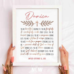 Rose Gold Cross (You are)  - Custom Poster