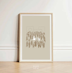 Woman Touches Jesus (Brown) - Digital Download