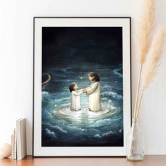 Walking On Water (Matthew 14:27) - Poster